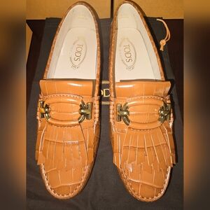 Tod's Brown Leather Women's Loafers